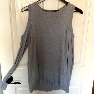 Cute lightweight off the shoulder Michael Kors sweater with back zipper